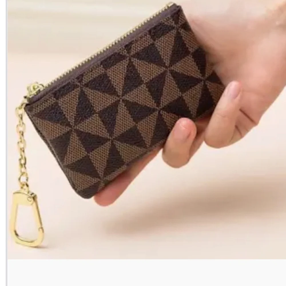 Mini Card Case with Key Holder Coin Purse & Hanging Bag Easy Organization NEW - Picture 1 of 3